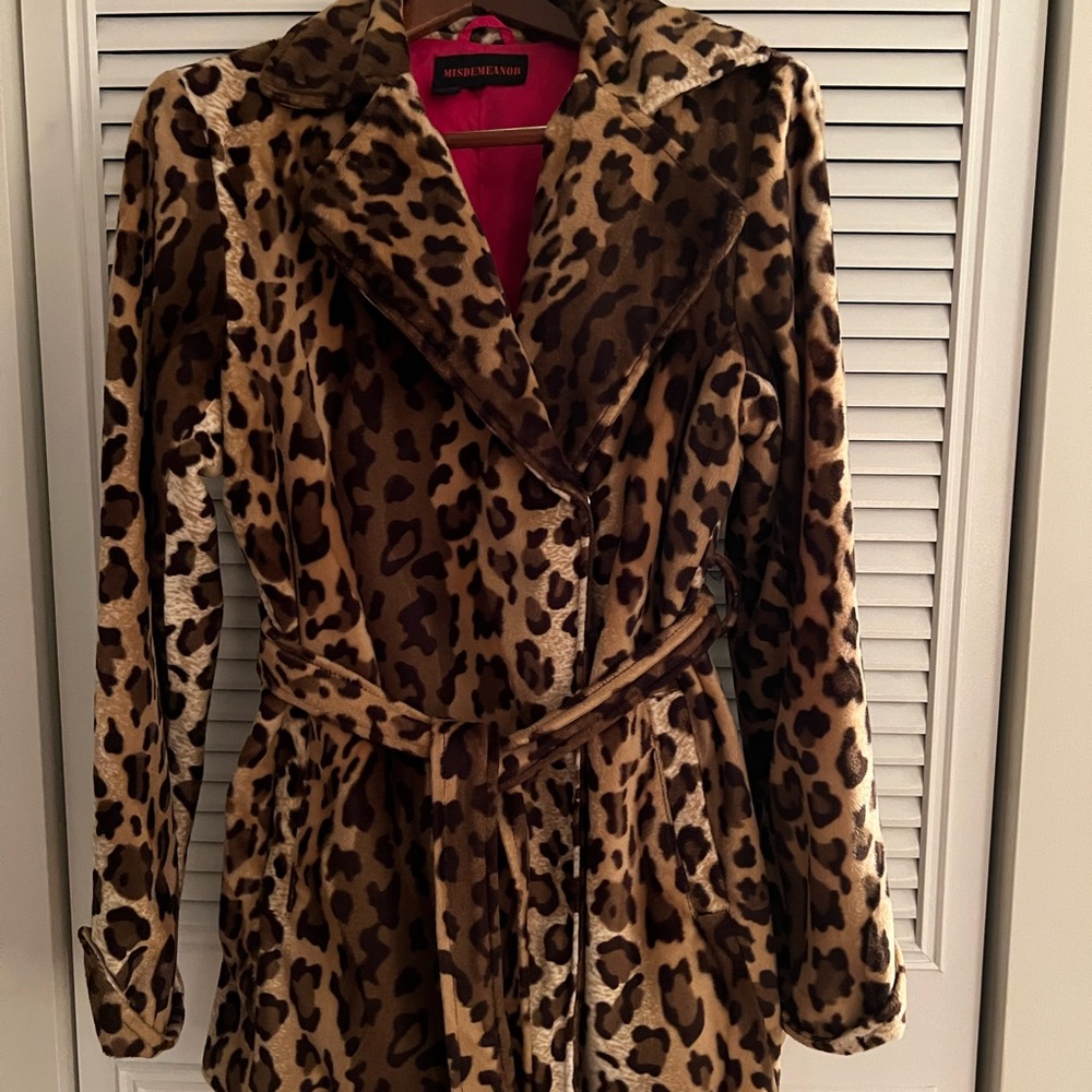 Vintage Faux Fur Leopard Coat - Misdemeanor